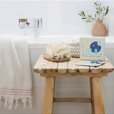 Lula self-warming eye mask in jasmine scent, soft fabric designed for relaxing eye comfort, shown in the image.