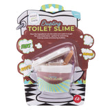 Kids' erupting toilet slime toy by isAlbi, colorful slime with a pretend toilet for fun, messy play and sensory experience.