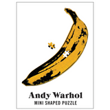 Colorful Andy Warhol Mini Banana Puzzle by Isgift featuring a vibrant pop art design.