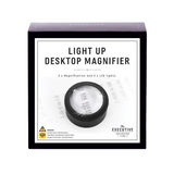 Isgift desktop magnifying glass with a clear lens and sturdy handle, ideal for detailed close-up viewing and reading.