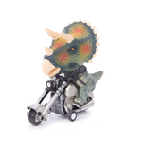 Colorful IS Gift Dino Bike for kids, featuring a playful dinosaur design and sturdy frame suitable for young children.