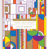 IS Gift Frank Lloyd Wright Cactus & Form Paint By Number Kit featuring detailed painting design and vibrant colors.