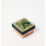 Jones & Co Mariner Box Octopus jewelry box featuring a detailed octopus design with a navy blue finish and decorative accents.