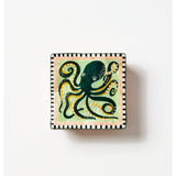 Jones & Co Mariner Box Octopus jewelry box with a detailed octopus design in a nautical style.