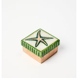 Jones & Co Mariner Box Starfish jewelry box with a detailed starfish design in a nautical style.