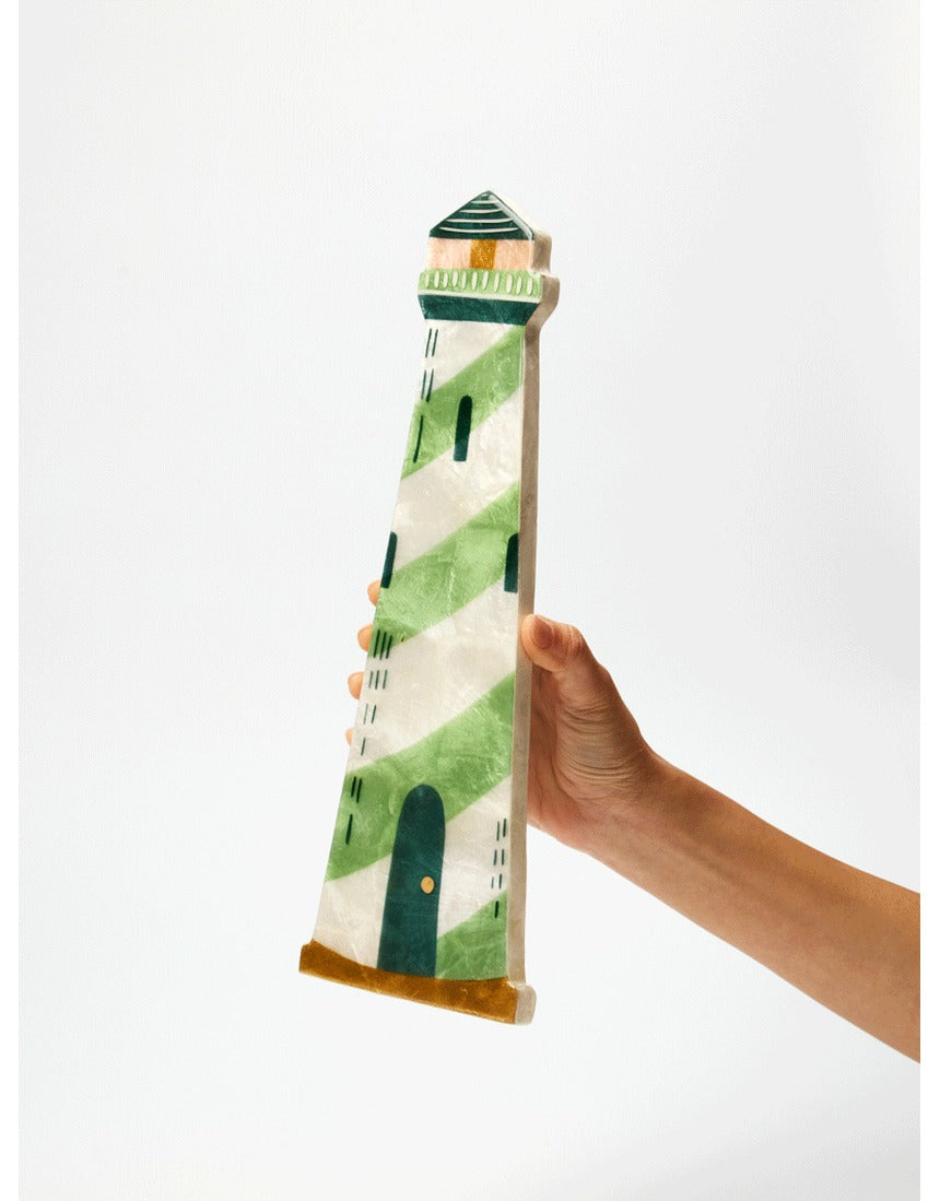 Jones & Co Mariner Wall Art featuring a lighthouse design, suitable for nautical-themed home decor, wall decoration, or maritime style.