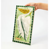 Jones & Co Mariner Wall Art featuring a detailed pelican illustration on a nautical-themed print.
