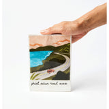 Jones & Co Snapshot Tile Great Ocean wall art featuring a vibrant ocean scene in a decorative tile design