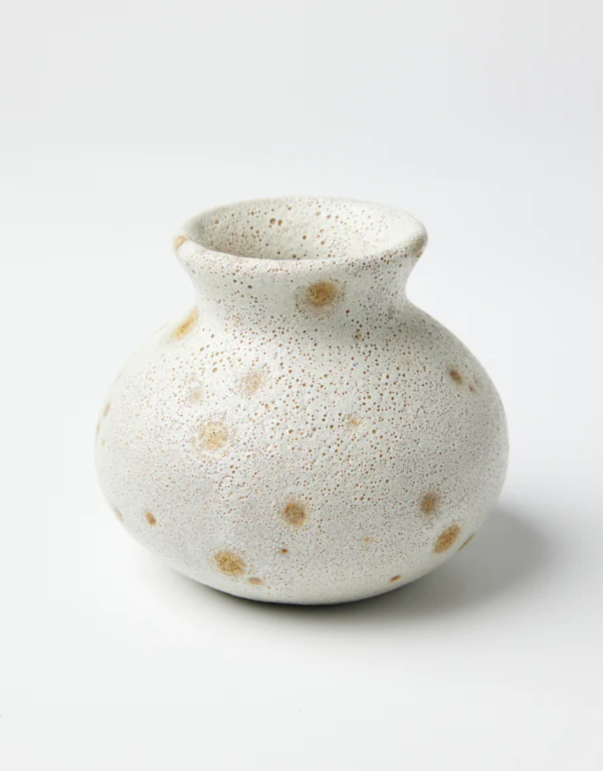 Jones & Co Bijou Robust Bud Vase, a stylish homeware with a textured ceramic finish, ideal for holding small floral arrangements.