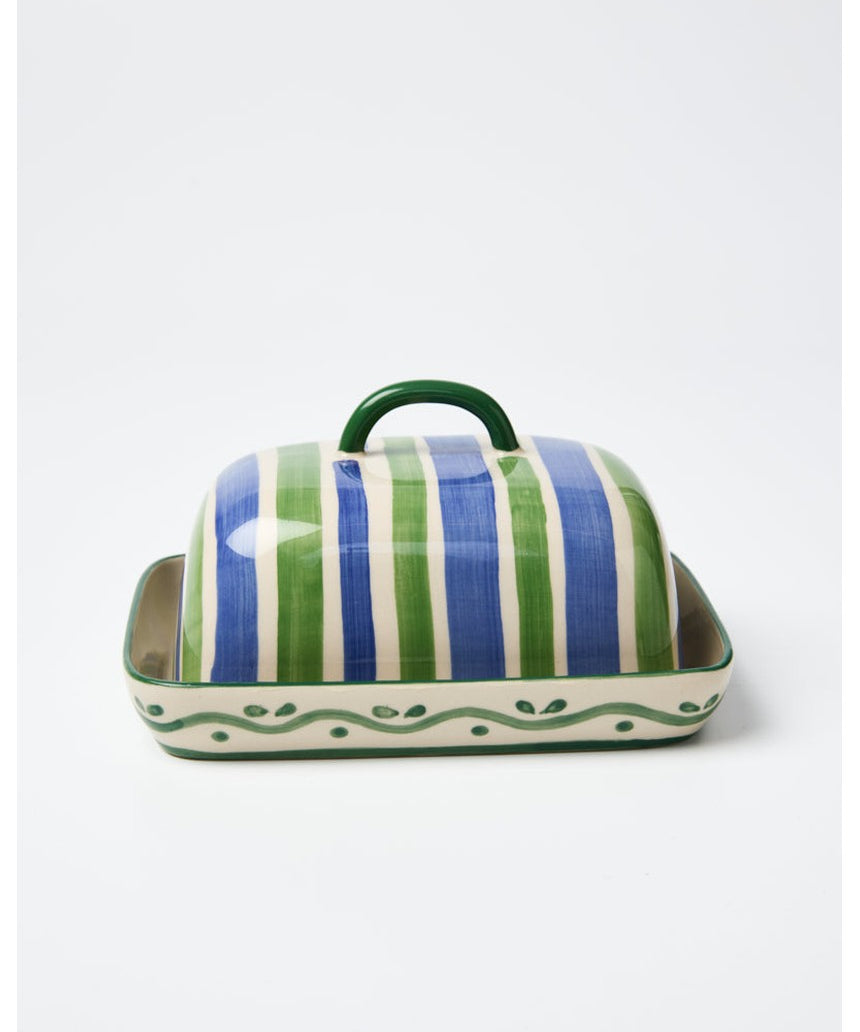 Jones & Co Piccolo Vita butter dish made of elegant tableware with a classic design, perfect for serving butter at the table.