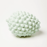Jones & Co Pandanus Ornament Lime Sorbet, decorative pot or vase with vibrant lime green color and intricate design details.
