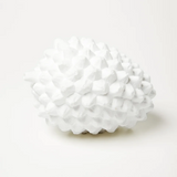 White Pandanus ornament from Jones & Co, a decorative pot or vase with lush pandanus plant design.