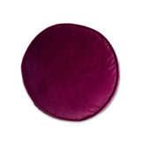 Kip & Co Anemone Velvet Pea Cushion with colorful floral pattern on soft velvet fabric.