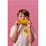 Wooden fruit harmonica by isAlbi, showing a colorful handheld musical instrument designed for children.