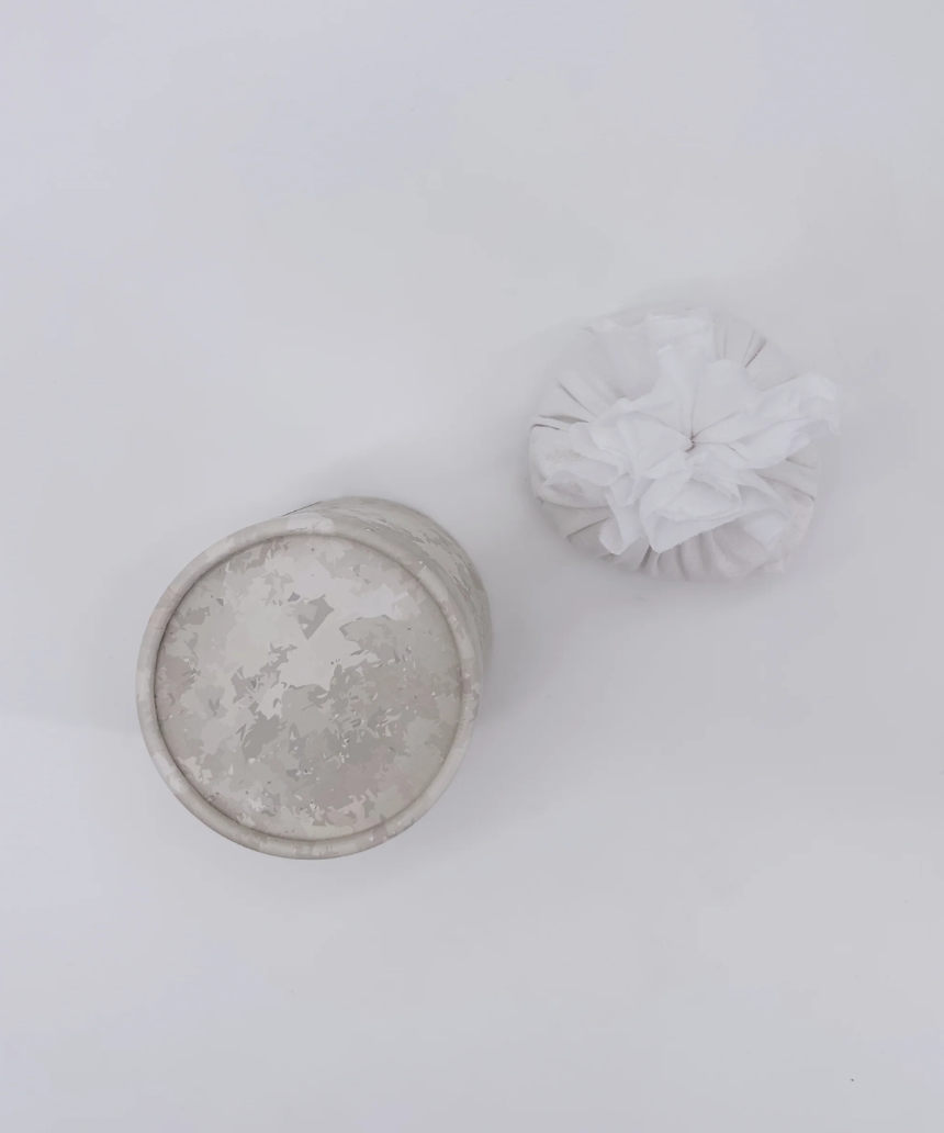 Kind Bod Bath Cloud in a jar, showcasing soft, fluffy bath product with natural ingredients for a relaxing bath experience.