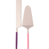 Kip & Co Diner Radiance cutlery set with knives and slides, featuring colorful, modern design for dining and serving.