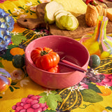 Kip&Co Salad Servers set in Diner Radiance with colorful handles and metal prongs, perfect for serving salads in vibrant style.