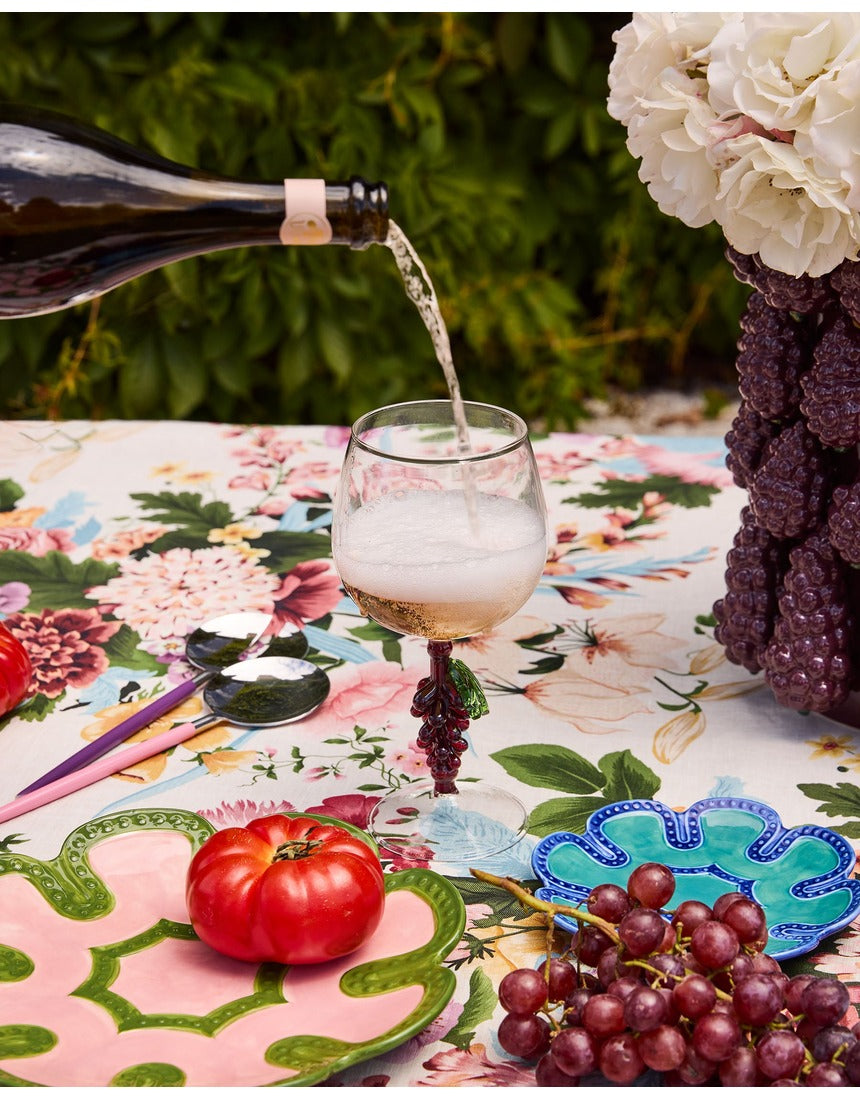 Kip&Co Salad Servers in Diner Radiance with colorful handles and stainless steel tips for serving salads stylishly.