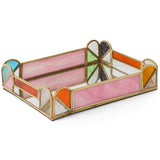 Kip & Co Bon Bon rectangle serving tray in a colorful patterned design