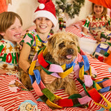 Kip & Co Festive Velvet Chain Garland Christmas decoration in rich velvet links
