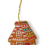Kip & Co gingerbread house Christmas decoration with festive gingerbread-inspired design