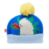 Halcyon Nights Little Billabong knit beanie hat with ribbed texture, viewed from the back, designed for cozy warmth and style