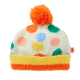 Halcyon Nights pocket patch knit beanie hat featuring a cozy knitted design with a front patch detail.