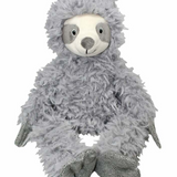 Soft toy Ezra Sleepy Sloth by Lily & George, plush plushie with a sleepy expression and soft brown fur.