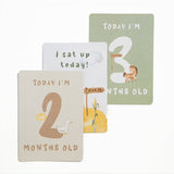 Living Textiles Baby Milestone Cards featuring a tractor ride design, perfect for capturing baby's special moments.