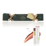 Lük Beautifood Bon Bon Rose Lime lip nourish in a boxed set, featuring natural ingredients and a nude, glossy finish.