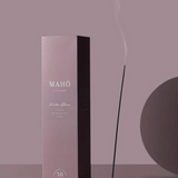 Maho Wander Bloom incense bundle with aromatic sticks and floral packaging, ideal for creating a calming, fragrant atmosphere.