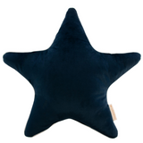 Nobodinoz Aristote Star Velvet Cushion 40x40 in bloom pink with plush velvet fabric, decorative star design for cozy decor
