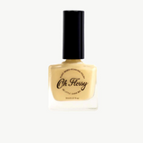 Kids nail polish by Oh Flossy in a creamy violet color, shown in a small bottle with a brush applicator.