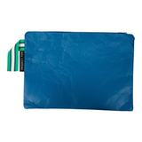Navy zip pouch by Project Ten, compact bag with a zipper closure, ideal for organizing small essentials.