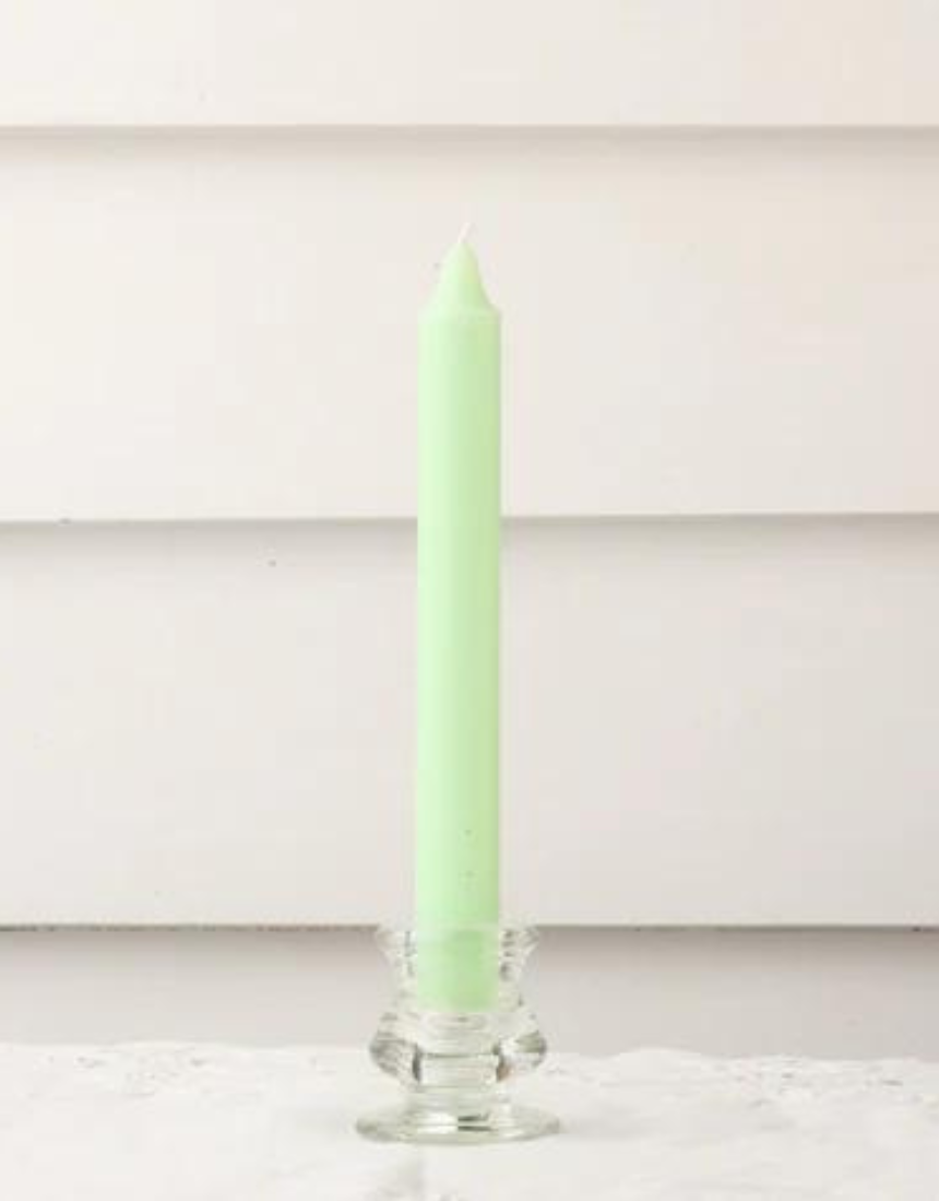 Six River Road lunar moth dinner candles in a pack, featuring elegant white candles with moth-shaped design for dinner table decor.