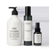 Salus Body Home Aromatics Trio gift set with three aromatic products arranged on a white surface.