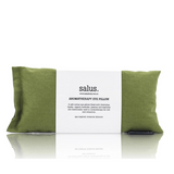 Salus Aromatherapy Eye Pillow in moss green with soft fabric cover, designed for relaxation and soothing aromatherapy.
