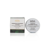 Salus Tasmanian Peppermint Lip Balm tin, 20ml, with a natural peppermint scent, shown in its metal container.