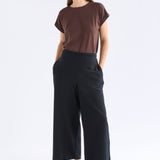 Black Elk Sanna Pant, stylish and comfortable pants displayed on a model, showcasing the modern design and fit.
