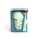 Chino Club Kids Chino Club Skate Aqua Mini Smoothie Cup with straw, green, 200ml, featuring skate design in box