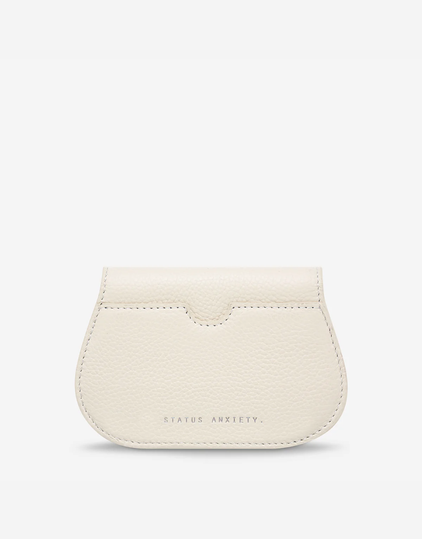 Status Anxiety Eyes Wide Chalk handbag with bold eye design, made of high-quality material, stylish accessory for everyday use.