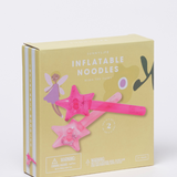 Sunnylife Mima the Fairy inflatable noodle featuring colorful fairy and floral design, perfect for pool fun.