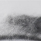Olga Berg Tally metallic silver clutch bag with a sleek design and textured surface, perfect for evening and special occasions.