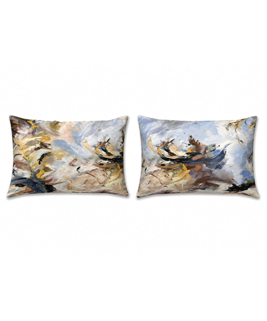 Silk pillowcase from The Artists Label Echoes Of Creation collection, featuring smooth fabric and artistic design details.