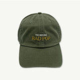 Banabae Rad Pop baseball cap in washed khaki, casual cap with curved brim and adjustable strap, stylish headwear for everyday wear.