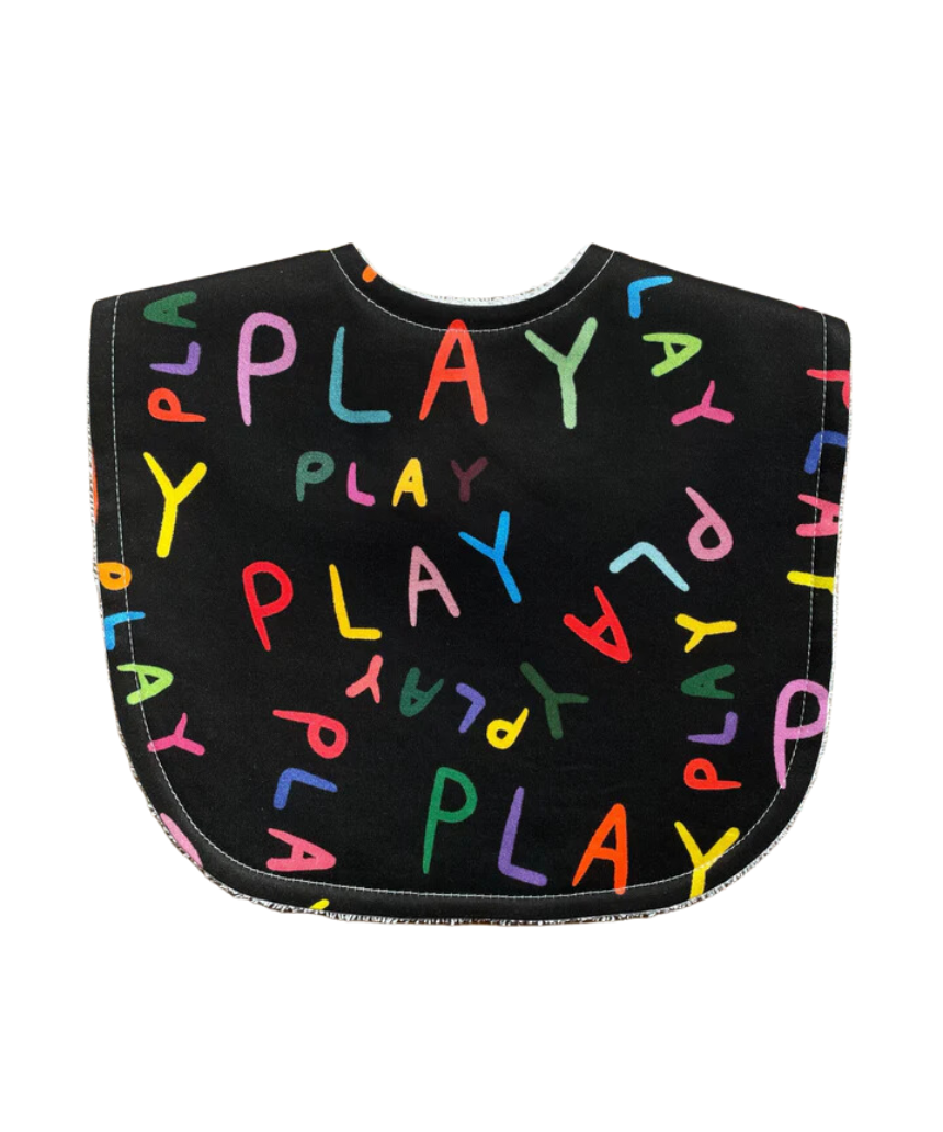 Tilda & Moo Classic Baby Bib with playful design, made for babies to keep clothes clean during feeding or teething.