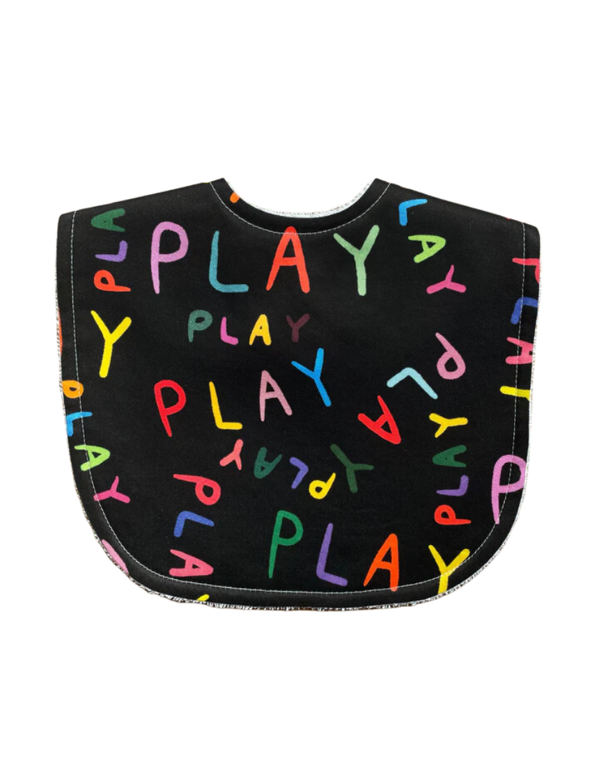 Tilda & Moo Classic Baby Bib with playful design, made for babies to keep clothes clean during feeding or teething.