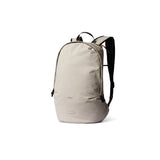 Bellroy Lite Daypack in ash color, compact and lightweight backpack with multiple compartments and padded shoulder straps.