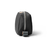 Bellroy Slate toiletry kit with zipper closure and multiple compartments, designed for organized travel storage.