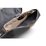 Bellroy Tech Kit in slate color, compact travel organizer with multiple compartments for cables and accessories.
